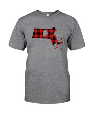 MAINE IN MASSACHUSETTS WORLD Classic T-Shirt front