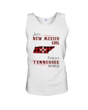 NEW MEXICO GIRL LIVING IN TENNESSEE WORLD Unisex Tank thumbnail