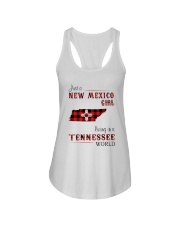 NEW MEXICO GIRL LIVING IN TENNESSEE WORLD Ladies Flowy Tank thumbnail