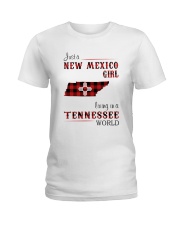 NEW MEXICO GIRL LIVING IN TENNESSEE WORLD Ladies T-Shirt thumbnail