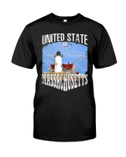 United State Of Massachusetts Classic T-Shirt front