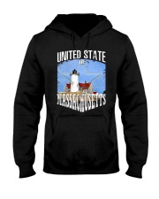 United State Of Massachusetts Hooded Sweatshirt tile