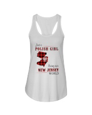 POLISH GIRL LIVING IN NEW JERSEY WORLD Ladies Flowy Tank thumbnail