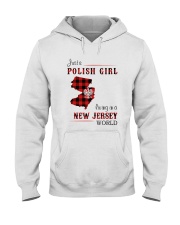 POLISH GIRL LIVING IN NEW JERSEY WORLD Hooded Sweatshirt thumbnail