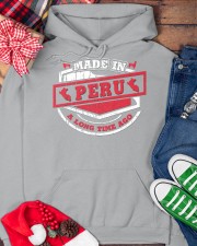 Made In Peru A Long Time Ago Hooded Sweatshirt custom-hoodie-sweatshirt-lifestyle-front-231