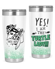 Yes I'm The Turtle Lady 20oz Tumbler front