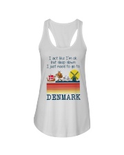 I'M OK BUT I NEED TO GO TO DENMARK Ladies Flowy Tank tile