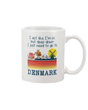 I'M OK BUT I NEED TO GO TO DENMARK Mug tile