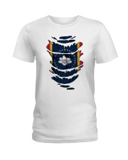 Mississippi Muscle Flag Ladies T-Shirt tile