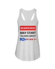 Talking About Puerto Rico Ladies Flowy Tank tile
