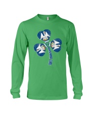 Louisiana Flag Clover Leaf Long Sleeve Tee tile
