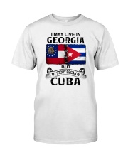 LIVE IN GEORGIA BEGAN IN CUBA Classic T-Shirt tile