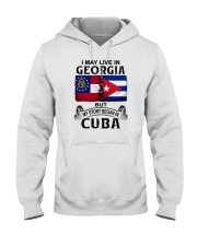 LIVE IN GEORGIA BEGAN IN CUBA Hooded Sweatshirt tile