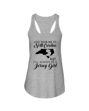 LIFE TOOK ME TO NORTH CAROLINA BUT A JERSEY GIRL Ladies Flowy Tank thumbnail