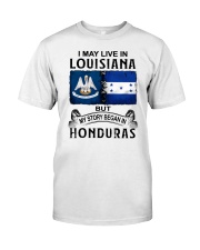 LIVE IN LOUISIANA BEGAN IN HONDURAS Classic T-Shirt tile
