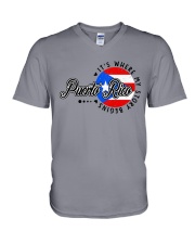 Puerto Rico My Story Begins V-Neck T-Shirt tile