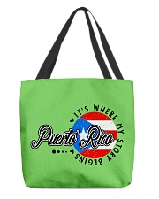 Puerto Rico My Story Begins All-Over Tote tile