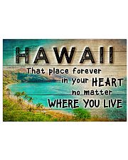 HAWAII THAT PLACE FOREVER IN YOUR HEART Horizontal Poster tile