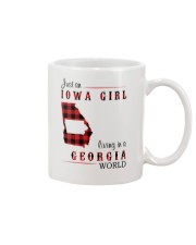 IOWA GIRL LIVING IN GEORGIA WORLD Mug thumbnail