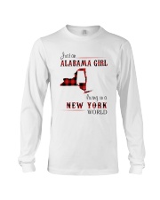 ALABAMA GIRL LIVING IN NEW YORK WORLD Long Sleeve Tee thumbnail