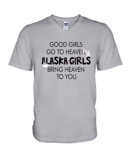 ALASKA GIRLS BRING HEAVEN TO YOU V-Neck T-Shirt thumbnail