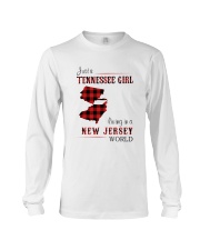 TENNESSEE GIRL LIVING IN NEW JERSEY WORLD Long Sleeve Tee thumbnail