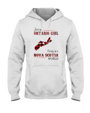 ONTARIO GIRL LIVING IN NOVA SCOTIA WORLD Hooded Sweatshirt thumbnail