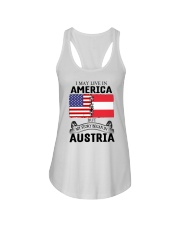 LIVE IN AMERICA BEGAN IN AUSTRIA ROOT WOMEN Ladies Flowy Tank thumbnail