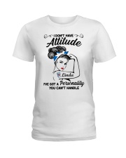 Custom Name Scotland I Don't Have Attitude Ladies T-Shirt tile