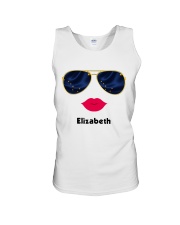 Alaska Flag Glasses Custom Your Name Unisex Tank tile