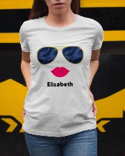 Alaska Flag Glasses Custom Your Name Ladies T-Shirt apparel-ladies-t-shirt-lifestyle-04