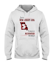 JERSEY GIRL LIVING IN MISSOURI WORLD Hooded Sweatshirt thumbnail