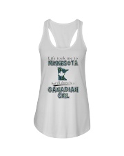 CANADIAN GIRL LIFE TOOK TO MINNESOTA Ladies Flowy Tank tile