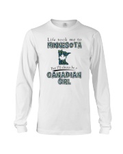 CANADIAN GIRL LIFE TOOK TO MINNESOTA Long Sleeve Tee tile
