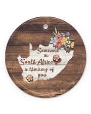 Someone In South Africa Is Thinking Of You Circle ornament - single (porcelain) front