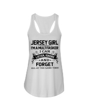 Jersey Girl Listen Ignore Forget At The Same Time Ladies Flowy Tank tile