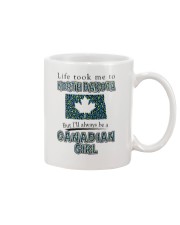 CANADIAN GIRL LIFE TOOK TO NORTH DAKOTA Mug tile