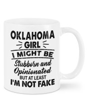 Oklahoma Girl At Least I'm Not Fake Mugs tile