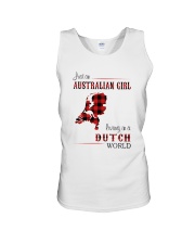 AUSTRALIAN GIRL LIVING IN DUTCH WORLD Unisex Tank tile