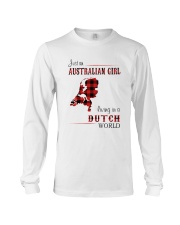 AUSTRALIAN GIRL LIVING IN DUTCH WORLD Long Sleeve Tee tile