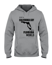 JUST A CALIFORNIA GUY IN A FLORIDA WORLD Hooded Sweatshirt thumbnail