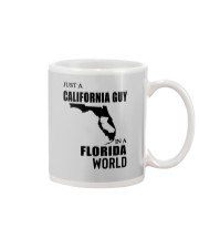 JUST A CALIFORNIA GUY IN A FLORIDA WORLD Mug thumbnail