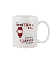 SOUTH DAKOTA GIRL LIVING IN ILLINOIS WORLD Mug thumbnail