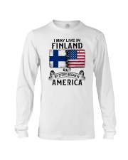 LIVE IN FINLAND BEGAN IN AMERICA Long Sleeve Tee thumbnail
