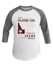 FILIPINO GIRL LIVING IN IDAHO WORLD Baseball Tee tile