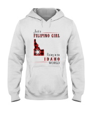 FILIPINO GIRL LIVING IN IDAHO WORLD Hooded Sweatshirt tile