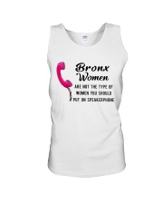 BRONX WOMEN ARE NOT THE TYPE OF WOMEN Unisex Tank thumbnail