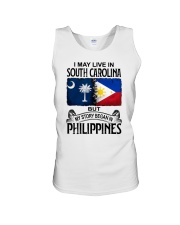 LIVE IN SOUTH CAROLINA BEGAN IN PHILIPPINES Unisex Tank tile