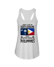 LIVE IN SOUTH CAROLINA BEGAN IN PHILIPPINES Ladies Flowy Tank tile
