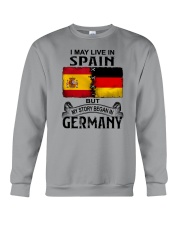LIVE IN SPAIN BEGAN IN GERMANY Crewneck Sweatshirt tile